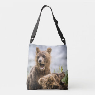 Grizzly Cubs Looking For Their Mum Crossbody Bag