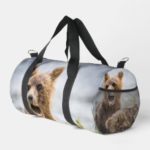 Grizzly Cubs Looking For Their Mum Duffle Bag