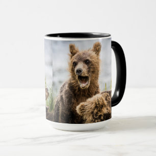 Grizzly Cubs Looking For Their Mum Mug