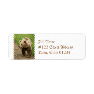 Grizzly Mailing Labels