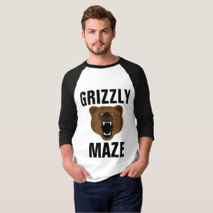 GRIZZLY MAZE BEAR T-Shirts