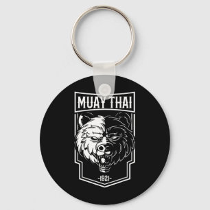 Grizzly Muay Thai - Thai Boxing Andkickboxing Gift Key Ring