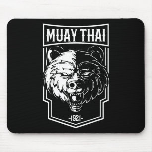 Grizzly Muay Thai - Thai Boxing Andkickboxing Gift Mouse Pad