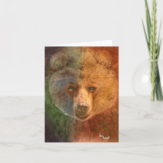 Grizzly Note Card (Front)