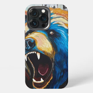 Grizzly Painting - Wildlife Art iPhone 13 Pro Case