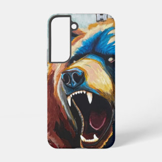 Grizzly Painting - Wildlife Art Samsung Galaxy Case