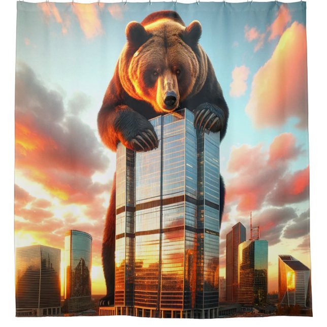 Grizzly Shower Curtain (Front)