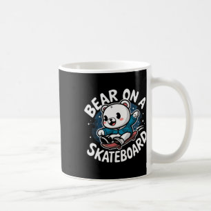 Grizzly Skater - Skateboard Skateboarder Skateboar Coffee Mug