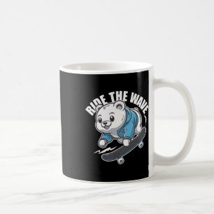 Grizzly Skater - Skateboard Skateboarder Skateboar Coffee Mug
