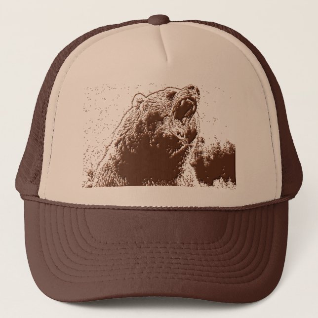 grizzly trucker hat (Front)