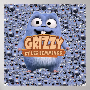 Grizzy and the Lemmings Kids Favourite Collection Poster