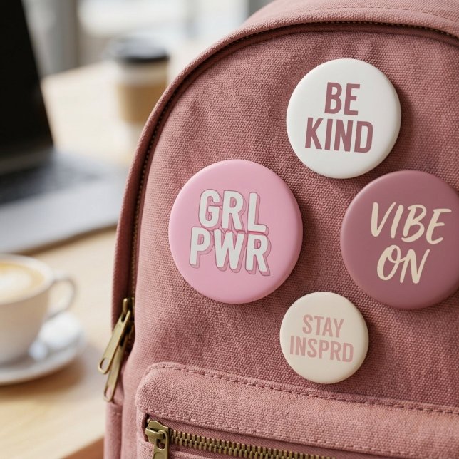 GRL PWR 7.5 CM ROUND BADGE (Creator Uploaded)