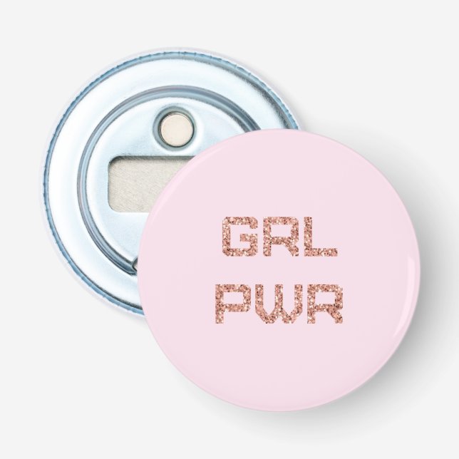 GRL PWR - BOTTLE OPENER (Front)