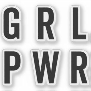 GRL PWR / Girl Power Feminist Quote