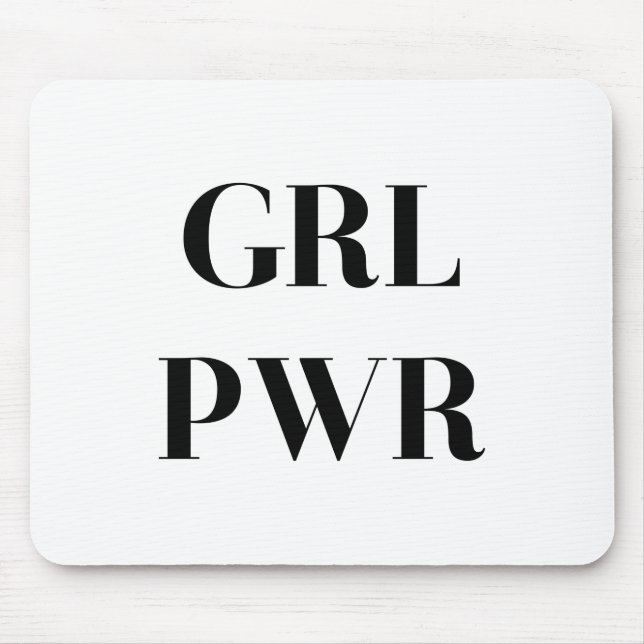 GRL PWR MOUSE PAD (Front)