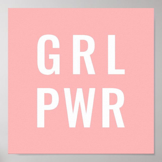 GRL PWR Rose Poster (Front)