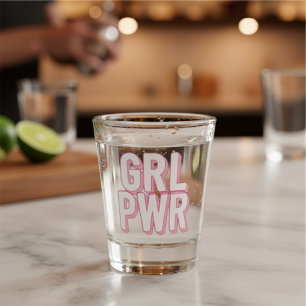 GRL PWR SHOT GLASS