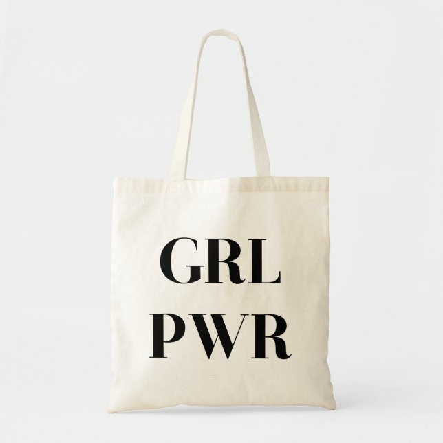 GRL PWR TOTE BAG (Front)