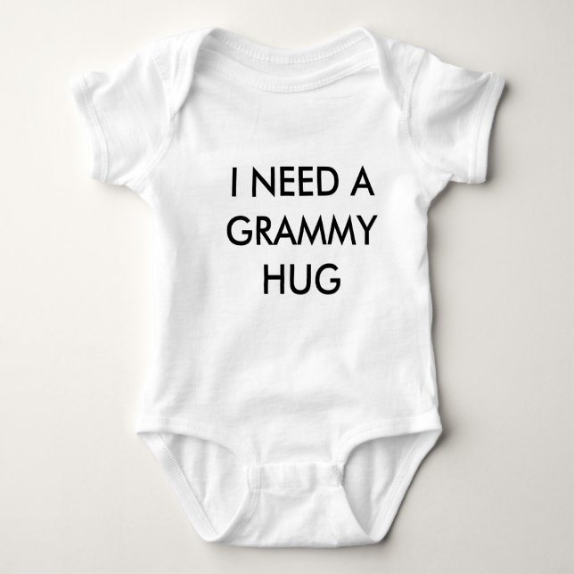 Grmmy Hugs Needed Baby Bodysuit (Front)