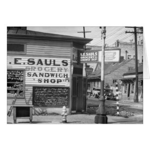 Grocery and Sandwich Shop, 1934