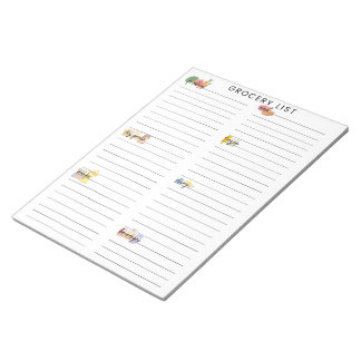 Grocery List Notepad