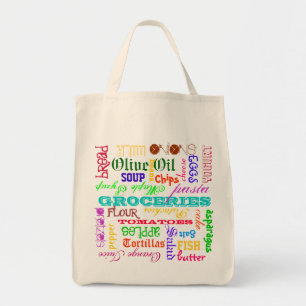 Grocery List Tote Bag