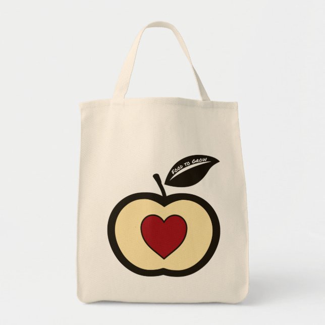 Grocery Shopping Food to Grow Logo Budget Tote Bag (Front)