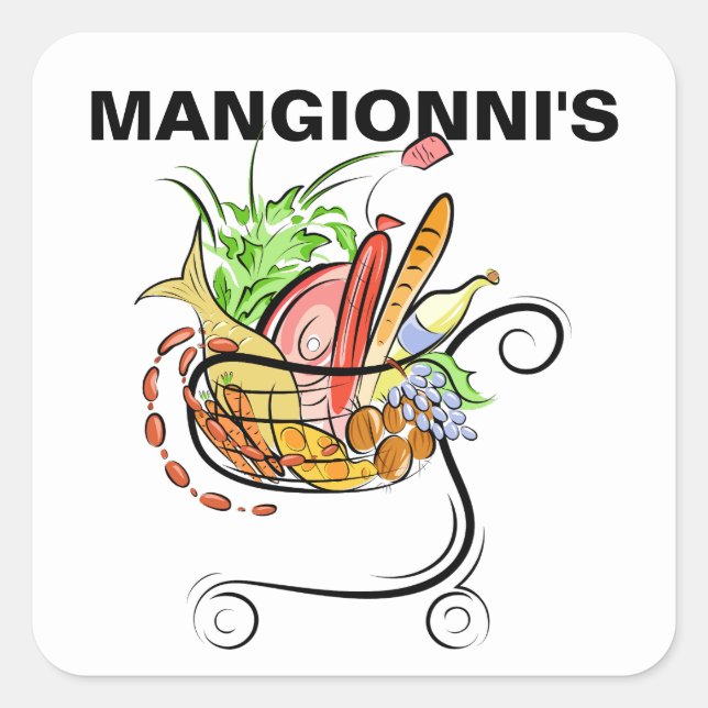 Grocery Sticker (Front)