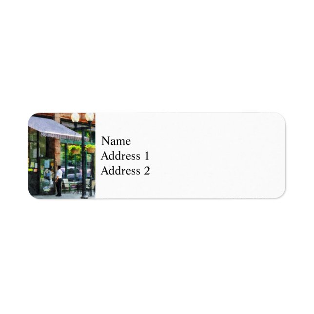 Grocery Store Albany NY Return Address Label (Front)