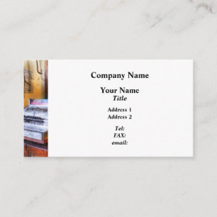 Grocery Store Cash Register Enclosure Card