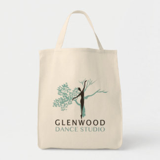 Grocery Tote  (black logo) Bag