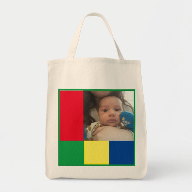 Grocery Tote Dino Bag (Front)