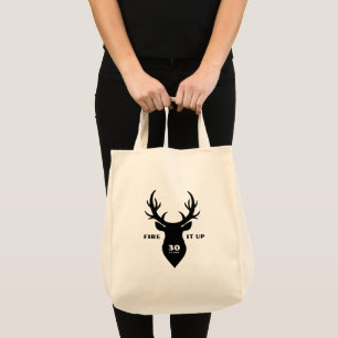 Grocery Tote (shorter straps) Stag + Acoustics Bag