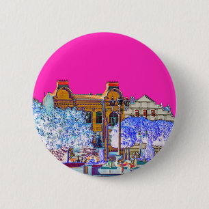 Grodno Belarus Architecture 6 Cm Round Badge