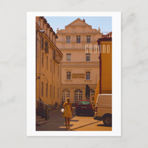 Grodno Belarus Architecture Minimalism Postcard