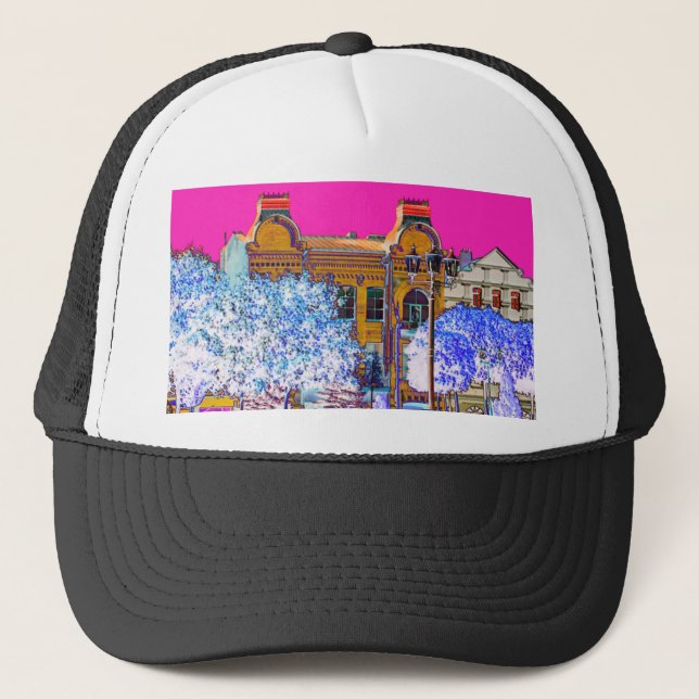 Grodno Belarus Architecture Trucker Hat (Front)