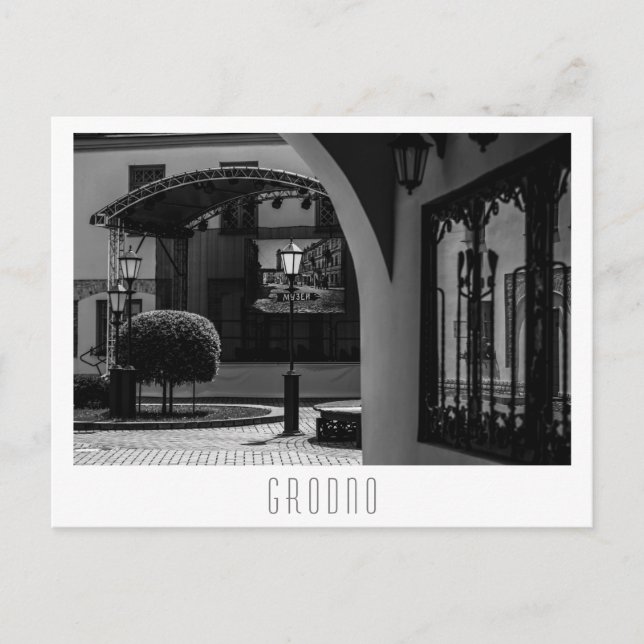 Grodno Belarus City Architecture Museum Postcard (Front)