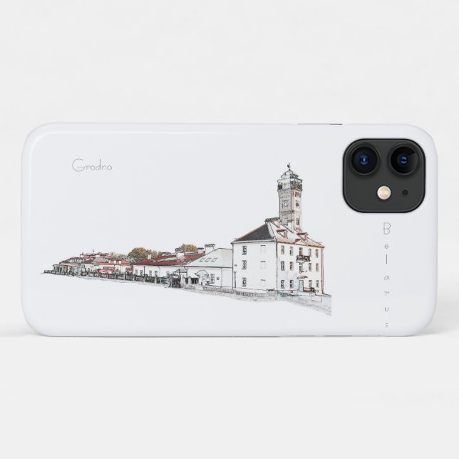 Grodno Hrodna Belarus Architecture iPhone 11 Case (Back (Horizontal))
