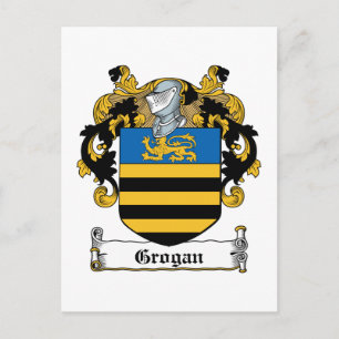 Grogan Family Crest Postcard