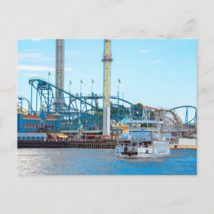 Grona Lund Amusement Park, Stockholm, Sweden Postcard