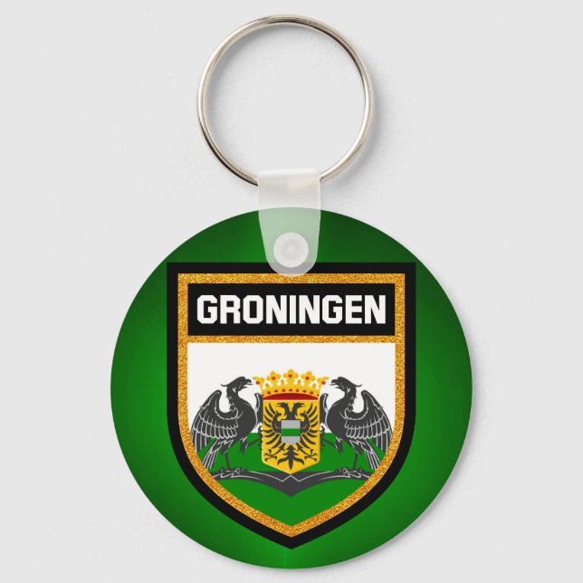 Groningen Flag Key Ring (Front)