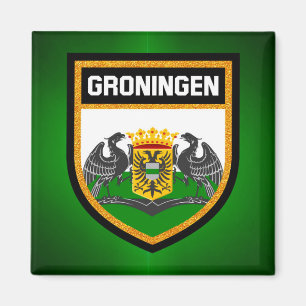 Groningen Flag Magnet
