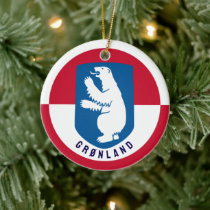 Grønland  ceramic ornament
