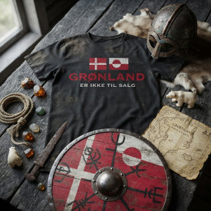Grønland Er Ikke Til Greenland Denmark  T-Shirt