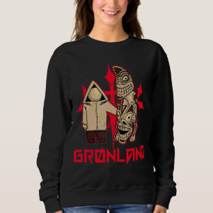 Gronland Kalaallit Nunaat Greenlandic souvenir Inu Sweatshirt