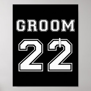 Groom 2022 Engagement Party Matching Honeymoon Bri Poster
