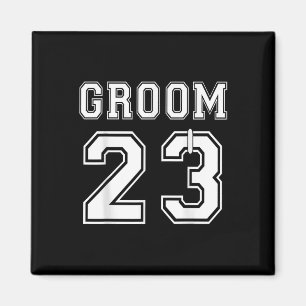 Groom 2023 Engagement Party Matching Honeymoon Jus Magnet