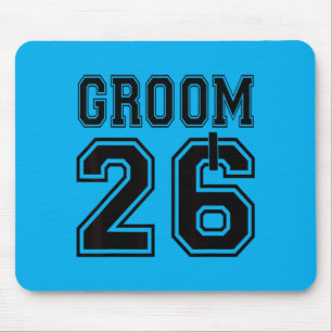 Groom 2026 Engagement Party Matching Honeymoon Mouse Pad