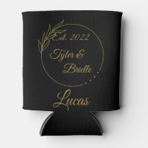 Groom and bride Can cooler