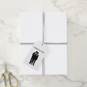 Groom and Groom Wedding Gift Tags